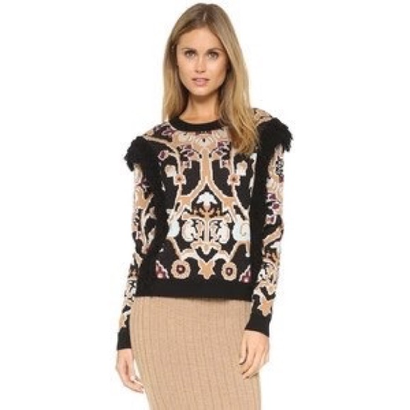 New without tags Robby Kobo Fringed sweater. - Picture 2 of 4